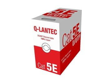 Q-LANTEC UTP kabel 4PR kat. 5e PVC 305 m