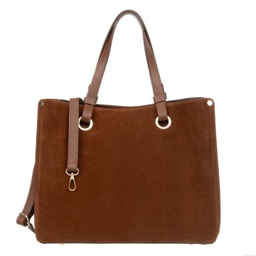 shumee Torba Vezze Ventura Grande Vello Cognac Suede