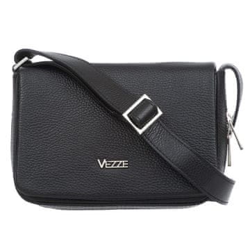 shumee Vezze Vacanza majhna usnjena torbica črne barve