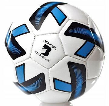 shumee ŽOGA ZA NOGOMET VELIKOST 3 BELA MODRA