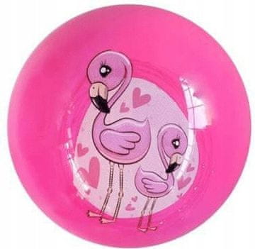 shumee GUMIJASTA ŽOGA ZA OTROKE FLAMINGO 23 CM IZDELEK