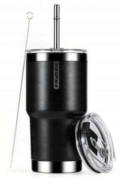 shumee 580 ML FAYREN METRO TERMO SKODELICA ČRNEGA NERJAVEČEGA JEKLA