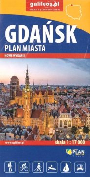 shumee Zemljevid mesta - Gdańsk 1:17.000 w.2022