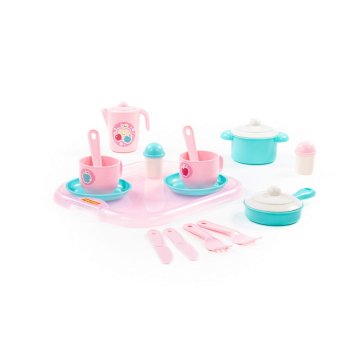 shumee WADER komplet jedilnega pribora Houskeeper s pladnjem za 2 osebi