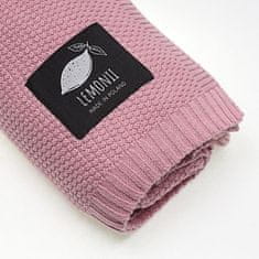 shumee Bombažna odeja LEMONII, temno roza