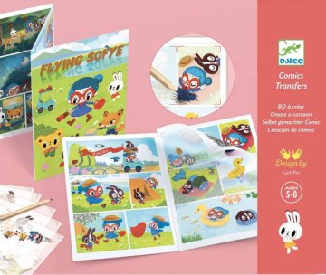 shumee Komplet nalepk Djeco - strip Flying Sofye