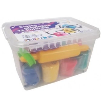 shumee Komplet testa za plastelinije Genio Kids, 12 barv + dodatki v vedru