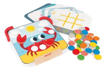 shumee Lesena magnetna sestavljanka s tablo Učim se barve, Janod