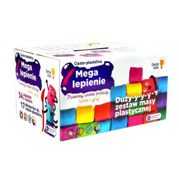 shumee Genio Kids komplet testa za plastelin MEGA MOLDERING 34 kosov + dodatki