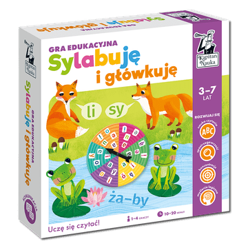 shumee Učim se zloge in razmišljam Izobraževalna igra - Kapitan Znanost