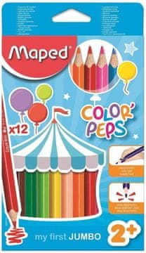 shumee MAPED Colorpeps max trikotni svinčniki 12 barv