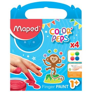 shumee Prstne barve Maped Colorpeps, 4 barve