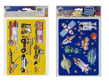 shumee Predloge za risanje - Vozila in vesolje - Grafix