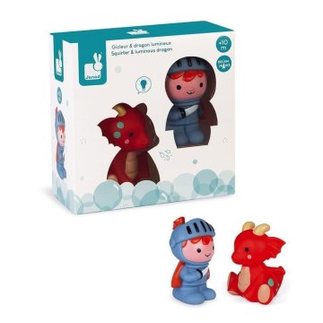 shumee Komplet kopalnih figuric Janod Knight in Glowing Dragon