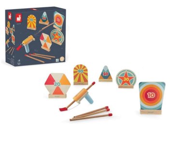 shumee Strelski položaj - lesen samostrel in tarče Janod