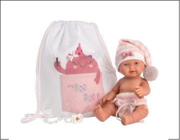 shumee Llorens španska punčka Bebita 26 cm v roza hlačah