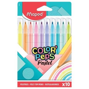 shumee Pastelni markerji Maped Colorpeps, 10 barv