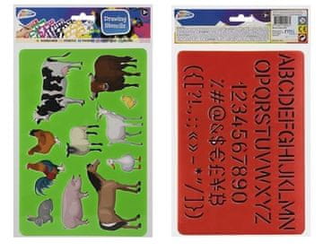 shumee Predloge za risanje - Abeceda in živali - Grafix