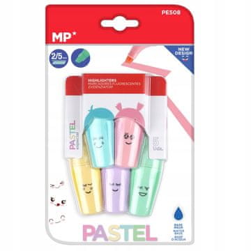 shumee FLUOR PASTEL MINI OZNAČEVALEC 5 kosov/paket 5041 A'12