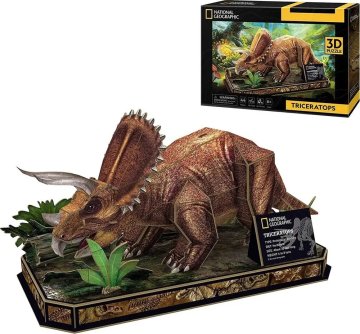 shumee 3D UGANKA NATIONAL GEOGRAPHIC TRICERATOPS 0526
