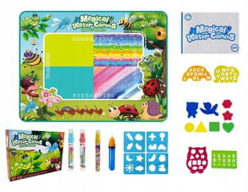 shumee ŽUŽELKE 100x80CM VODNI PISARNIŠKI PODLOGA 9965