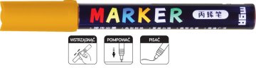 shumee Akrilni marker 1-2 mm, svetlo rumen, MG 4051