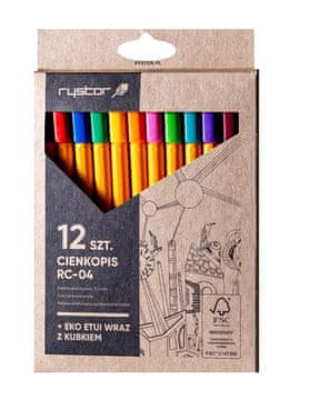 shumee FINELINER RC-04 MIX 12 KOSOV EKO ŠKATLA