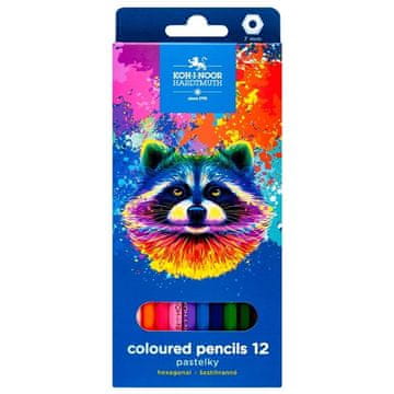 shumee BARVNI SVINČNIKI 3552 12 BARV RAKUN - MODRA SERIJA 3118