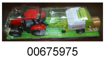 shumee TRAKTOR S STROJEM POD POKRIVKO 9755