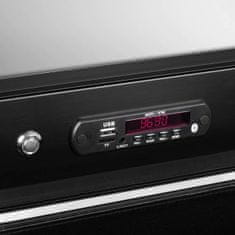 shumee Črno prenosno stojalo z zvočniki