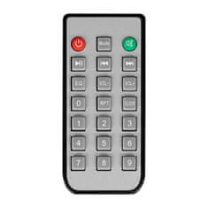 shumee Črno prenosno stojalo z zvočniki