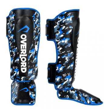 shumee Ščitniki za goleni Overlord X-Kick Camo/Modri M