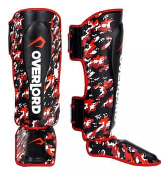 shumee Ščitniki za goleni Overlord X-Kick Camo/Red M