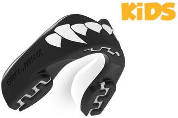 shumee Ščitnik za zobe Safejawz Extra Dracula črne barve+ otroška škatla