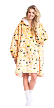 shumee Bluza koc Oversize Sushi Cozy Noxxiez CH351