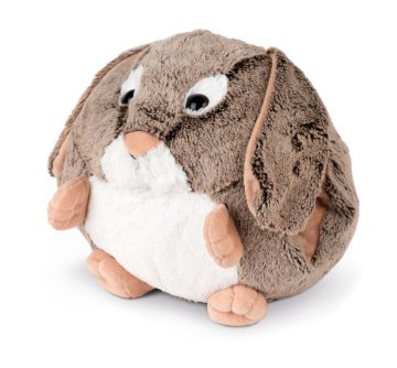 shumee Cozy Noxxiez HW701 2-v-1 plišasta blazina in grelnik za roke z zajčkom