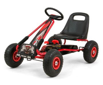 shumee Milly Mally Thor rdeči pedalni gokart