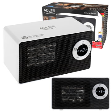 shumee Keramični grelec z ventilatorjem AD 7746 z LCD-zaslonom