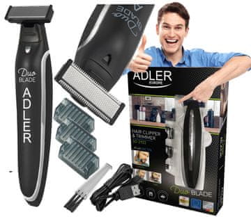 shumee Prirezovalnik brade AD 2922 - polnjenje prek USB-ja