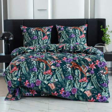 shumee 3D BOMBAŽNA POSTELJNINA 220x200 OPICA