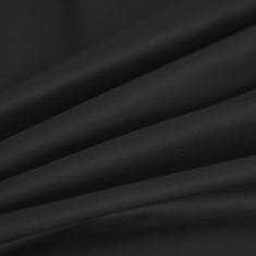 shumee BOMBAŽNA RJUHA Z NASTAVLJIVIM TEKSTUROM 160x20025 ČRNA