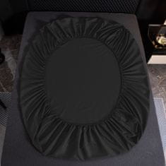 shumee BOMBAŽNA RJUHA Z NASTAVLJIVIM TEKSTUROM 160x20025 ČRNA