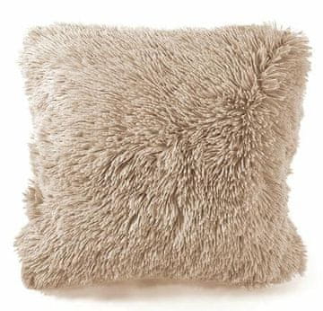 shumee DVOJNA PREVLEKA ZA VZGLAVNIK HAIRY 40x40 CAPPUCCINO