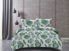 shumee Bombažna posteljnina 200x200 praprot