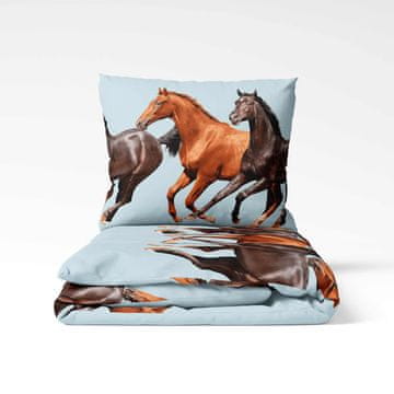 shumee BOMBAŽNA POSTELJNINA 200x200 KONJ