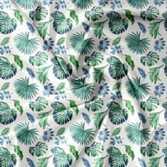 shumee Bombažna posteljnina 200x200 praprot