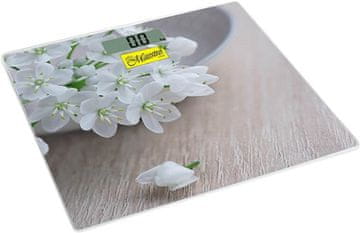 shumee Osebna steklena kopalniška tehtnica Maestro MR-1819 Flowers