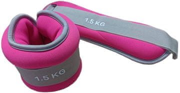 shumee UTEŽI ZA ZAPESTJA IN GLEŽNJE 2 x 1,5 KG NEOPREN
