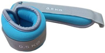 shumee UTEŽI ZA ZAPESTJA IN GLEŽNJE 2x0,5 KG NEOPREN