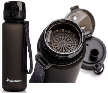 shumee METEOR 74582 STEKLENIČKA 500 ML ČRNA